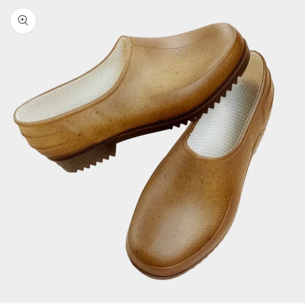 Plasticana Gardana clogs in sepia 39/40